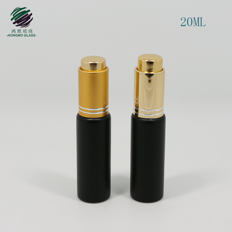20ml Matt Black Glass Dropper Vial Dropper Bottle for E Juice Essential Oil