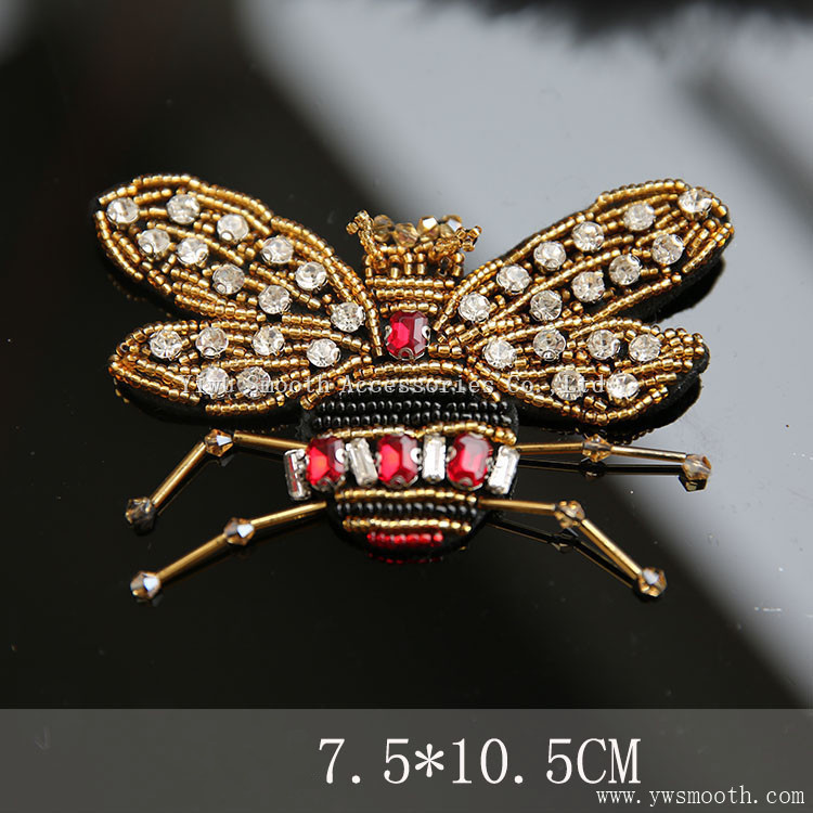Ophidian Rhinestone Embroidery 3D Patch Sequin Beads Crystal Clothing Accessories