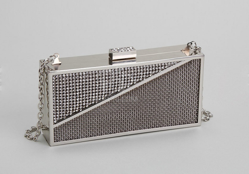 New Fashion Metallic Clutch Bags Evening Bag Women Bag (LDO-160959)