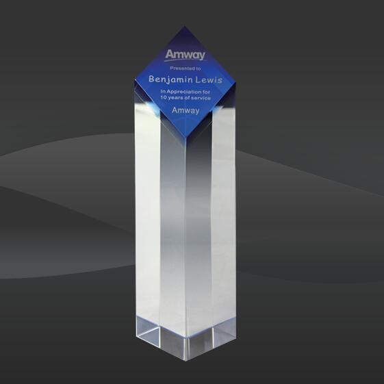 Blue Diamond Splash Crystal Award (DMC-SCA301B, DMC-SCA302B, DMC-SCA303B)
