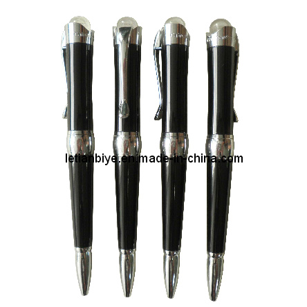 Executive Metal Pen Gift with Crystal Pen Top (LT-C486)