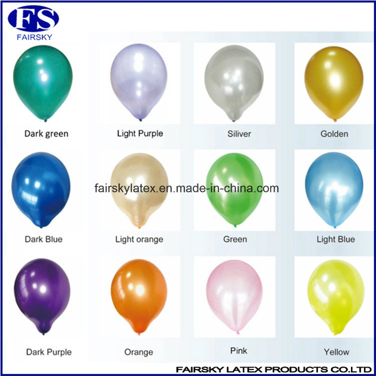 En71 Good Quality Latex Pearl Balloon 12inch Crystal Balloon Round Balloon