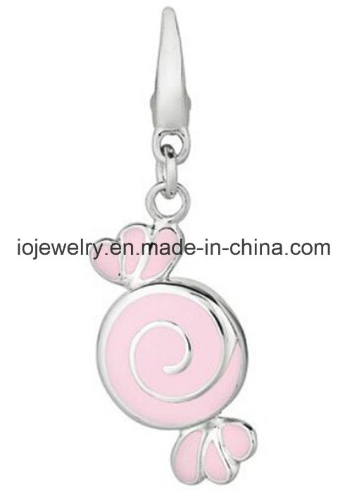 Wholesale Fashion Jewelry Stainless Steel Wrapped Candy Charm