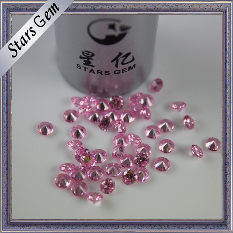 Small Size Lovely Pink 8heart&8arrow Cubic Zirconia