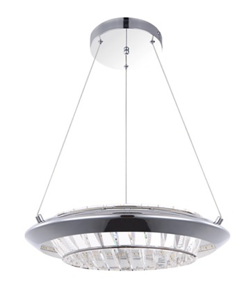 Modern 30W LED Acrylic and Crystal Pendant Lamp (LED-15105P)