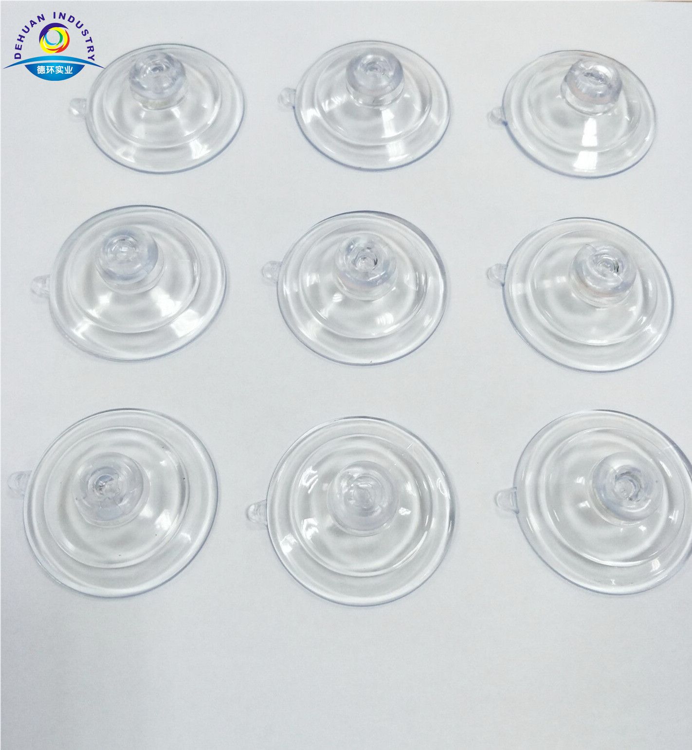 Dehuan Crystal Clear PVC Suction Cup
