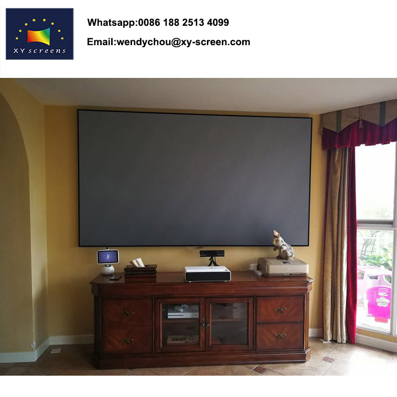 Home Theater Systems Black Crystal Frame Screen for Sale