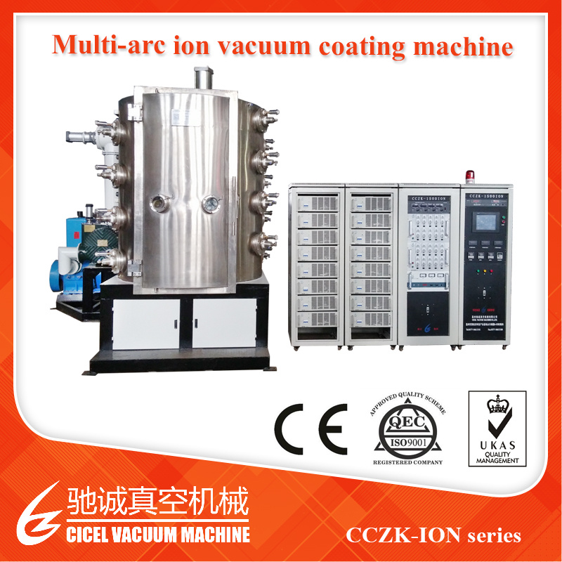High Quality Film Plating System/PVD Coating Line/Metallzing Coat Machine for Golden, Rose Gold, Black, Blue, Rainbow Color Coating