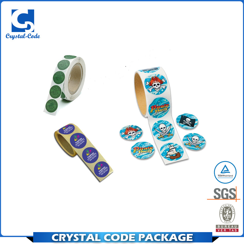 Cmyk Kid Gift Vinyl Waterproof Cartoon Sticker Label