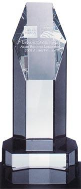 High Grade Optical Crystal Trophy