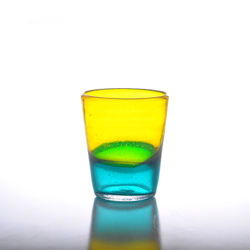 Colored Two Layered Whisky Glass Sglyp14103107