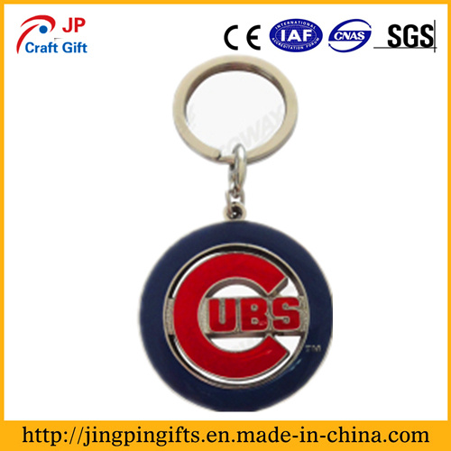 Custom Metal Rotating Key Chain with Logo
