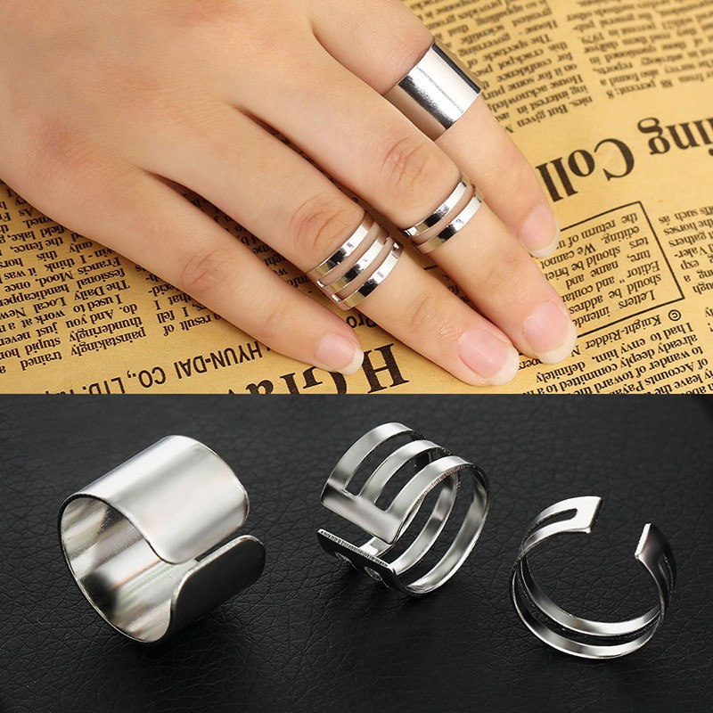 New Arrival 3PCS Tip Finger Knuckle Open Rings for Women