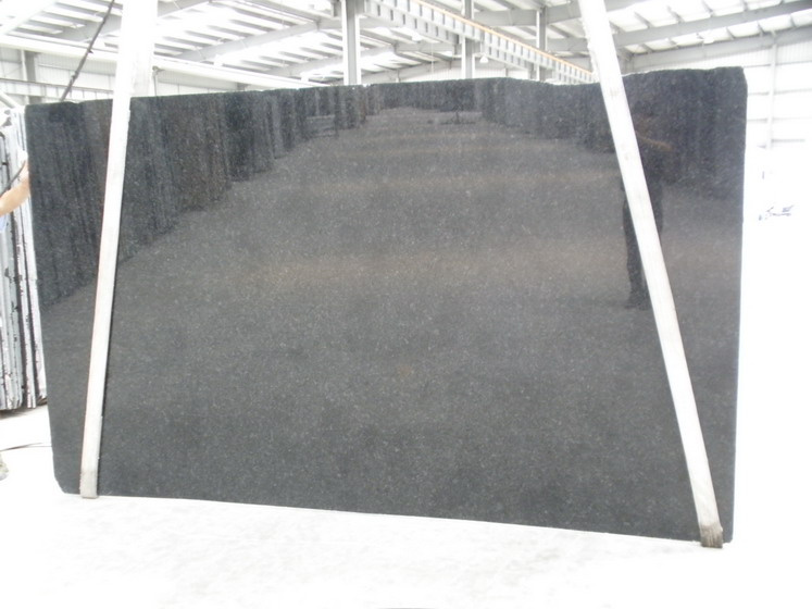 Angola Black Granite Big Slab for Countertop/Cladding - (YY -GS007)