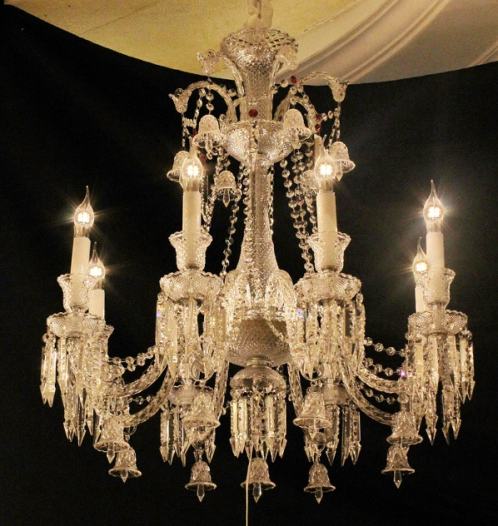 pH-26024-8 Crystal Light Hotel Chandelier Baccarat Stlye