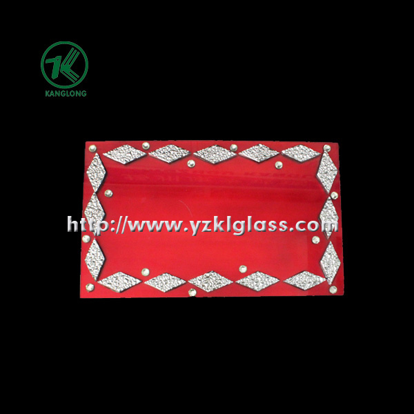 Single Wall Color Glass Plate by SGS (KLP110824-3B)