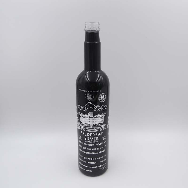 High Quality Customized Glass Vodka Bottle, Alchohol Liquor Bottle