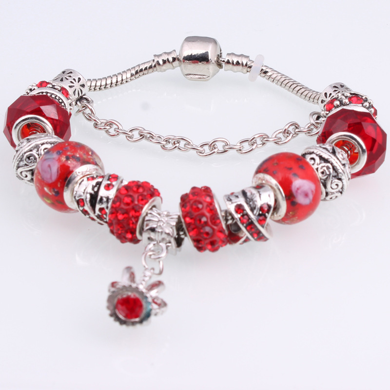 New Design Crystal Beaded Bracelet Creative Fashion Retro DIY Bracelet