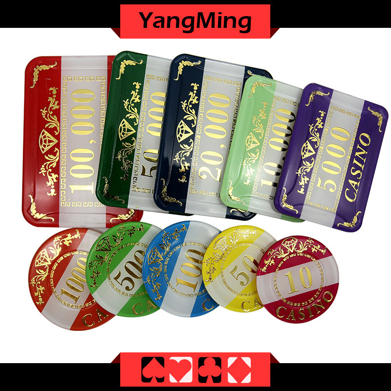 Casino 760PCS Alluminum Case Poker Chip Set and with Bronzing Gaming Casino Table Chips Set Ym-Lctj004