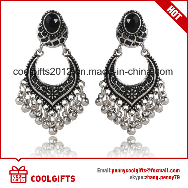 Drop Bohemian National Style Women Party Tassels Gemstone Earrings