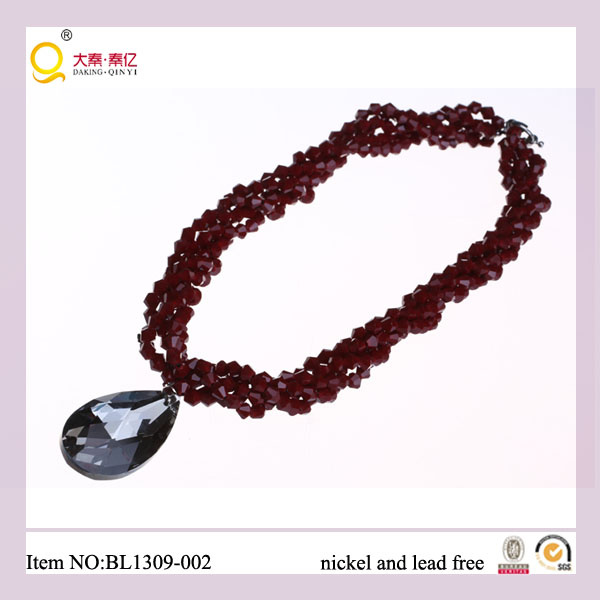 Fashion Jewellerymulti-Row Crystal Beads Necklace