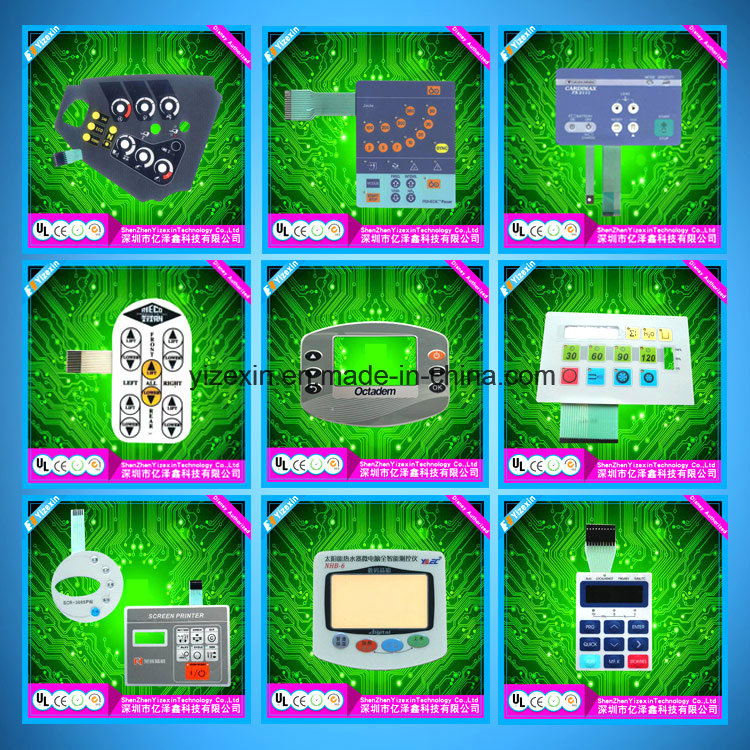 Customized Pet/PC Membrane Sticker Membrane Panel, Membrane Switch Keypad