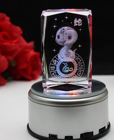 Laser Engraved Blank Square Cube Crystal Photo Paperweight Wholesale