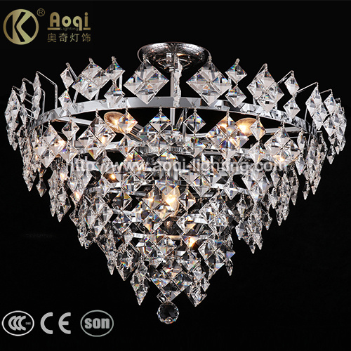 Hot Sale K9 Crystal Clear Pendant Light