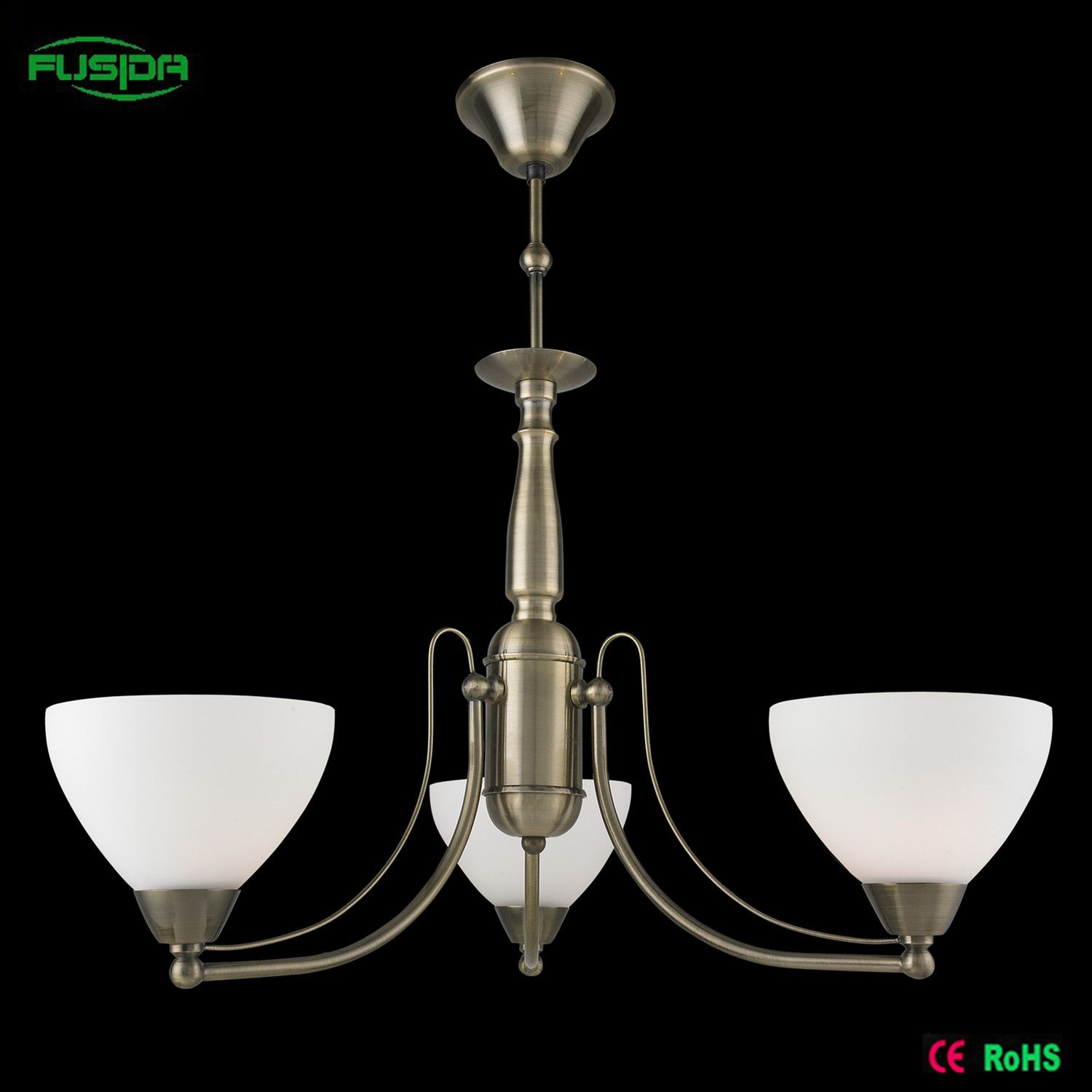 European Iron Glass Pendant Lighting for Home
