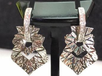 Fashion 925 Sterling Silver Earring with CZ