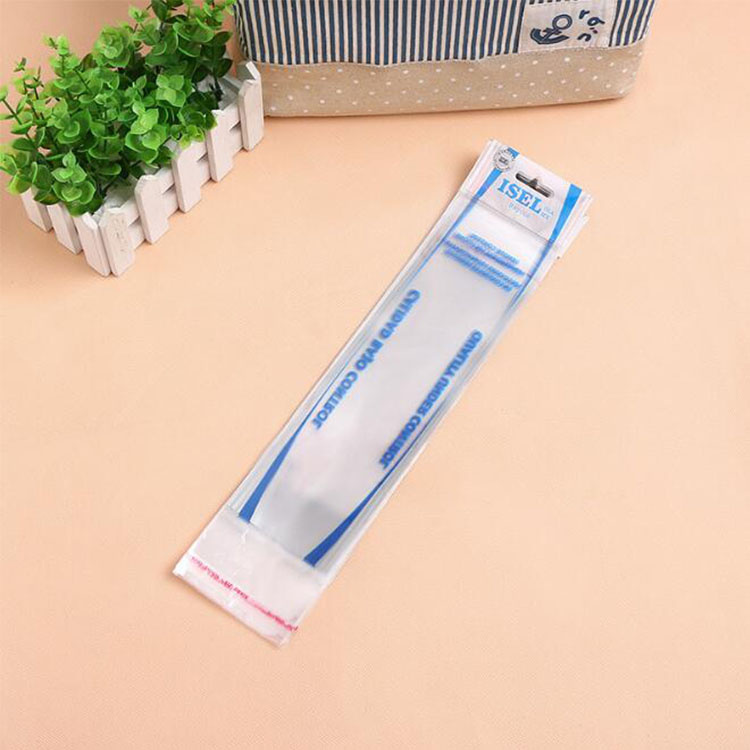 Transparent Plastic OPP Bag Packing with Self Adhesive/OPP Blockhead Plastic Bag