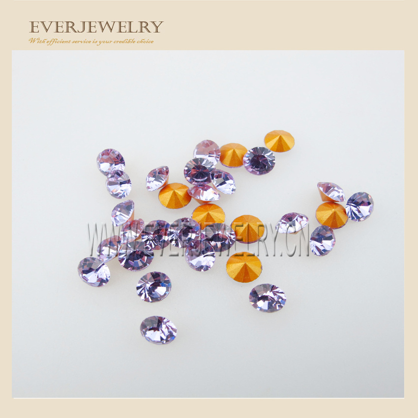 Violet Color Rhinestone Asfour 888 Chaton Color Rhinestone