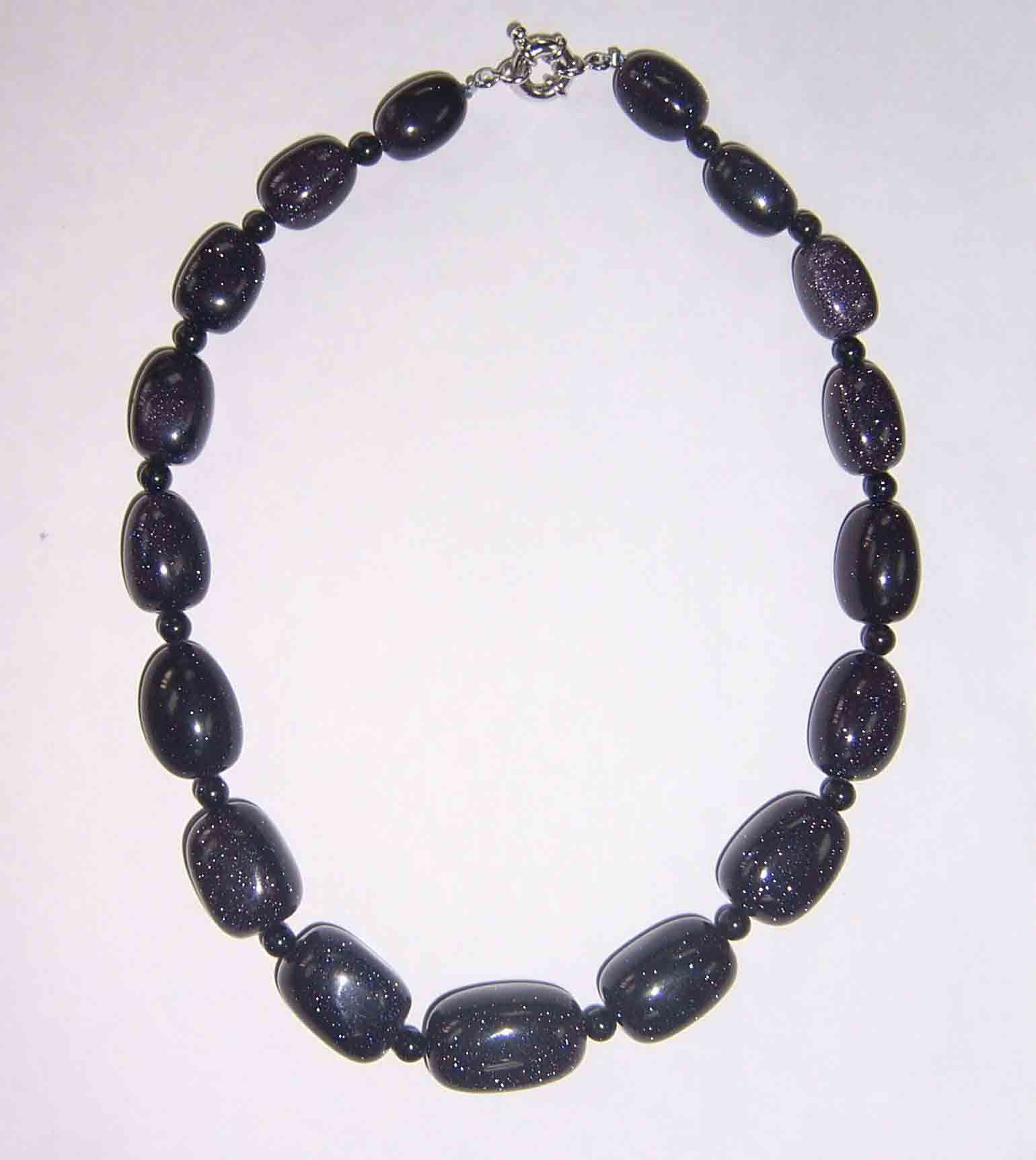 Semi Precious Stone Jewelry Fashion Gemstone Crystal Necklace (ESB01371)
