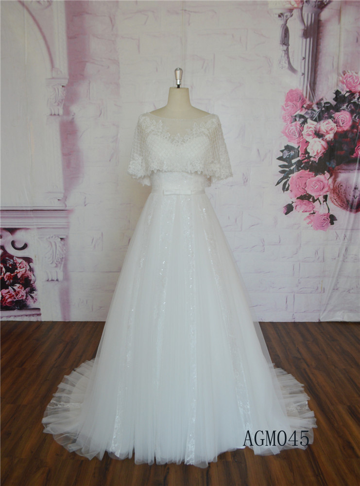 2017 latest Formal Beaded Wedding Dress A-Line