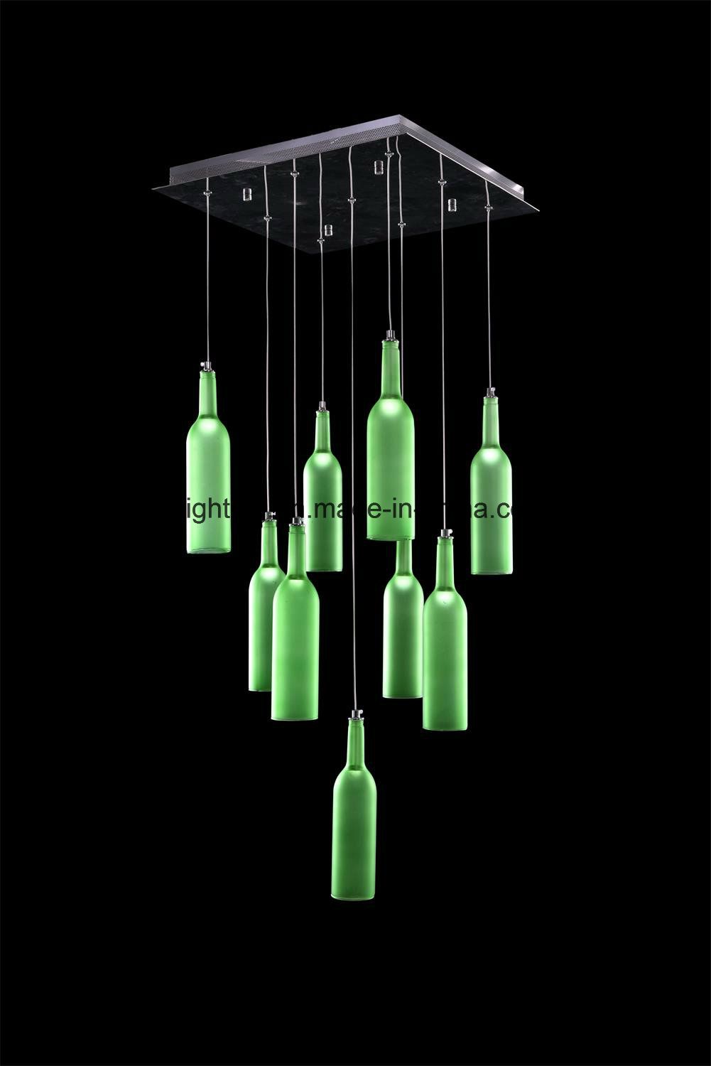 Newly Style Colored Glass Modern LED Chandelier