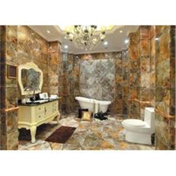Wholesale Blue Color K Golden Crystal Stone Floor Tile (JK8310C2)