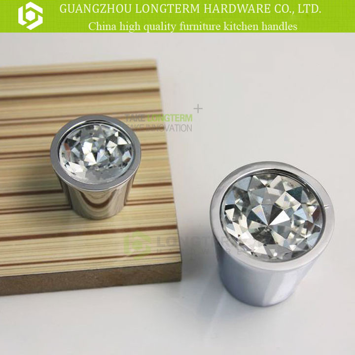 Column Shape Easy Design Crystal Kitchen Door Knobs