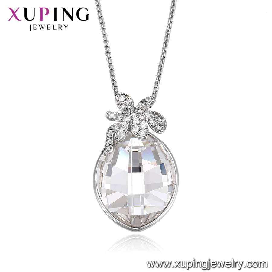 43806 Xuping Hot Sale Fashion Ladies Jewelry Crystals From Swarovski Charming Necklace