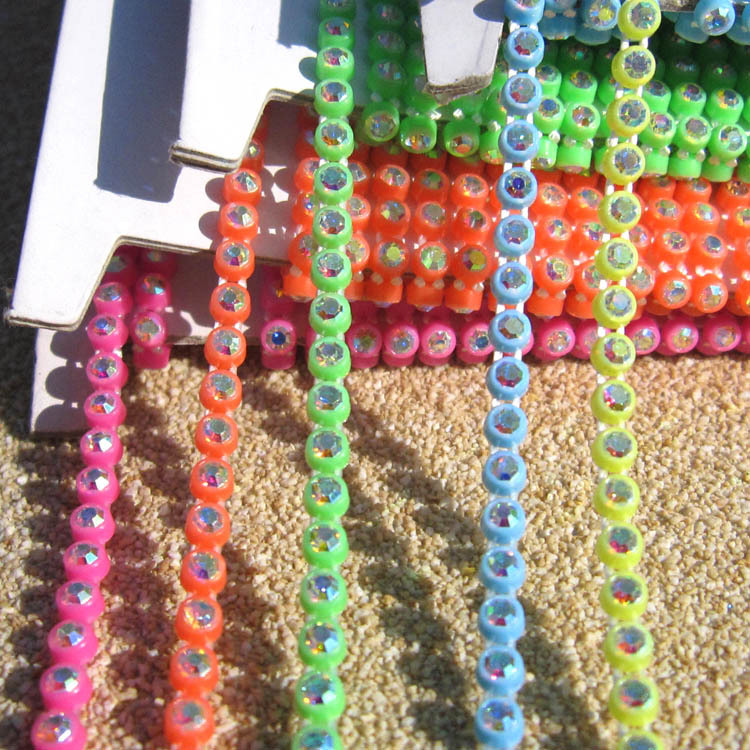 2016 Fashion Rhinestone Trimming, Crystal Rhinestone Trimming, Plastic Rhinestone Trimming