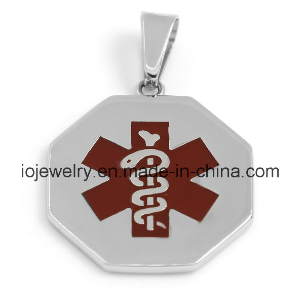 Medical Alert Pendant 316 Stainless Steel Surgical Jewelry