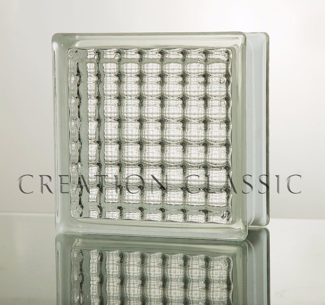 190*190*80mm Crystal Parallel Glass Block with Ce