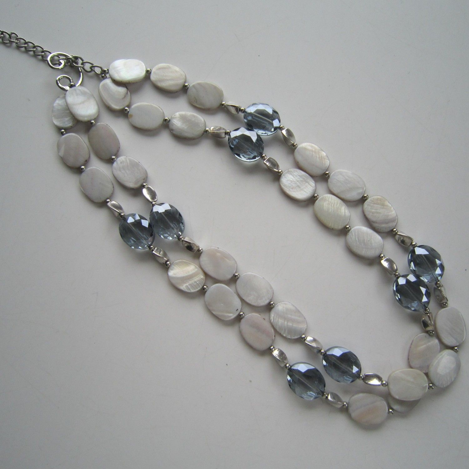 2 Rows Fashion Costume Necklace for Women