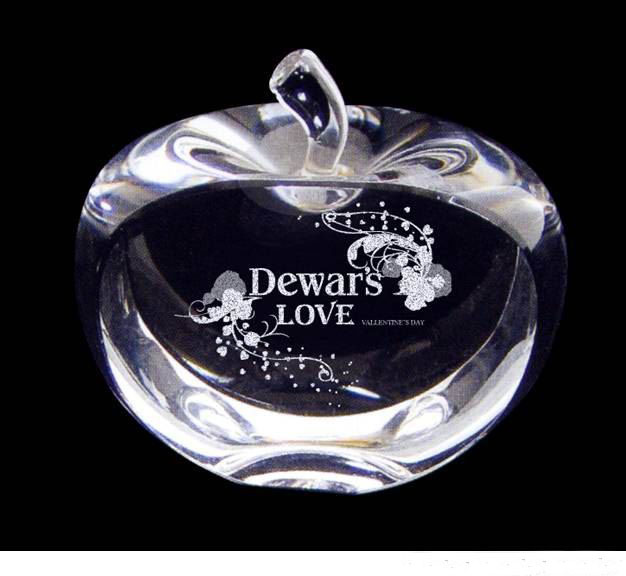 Crystal Apple Crafts with Competitive Price