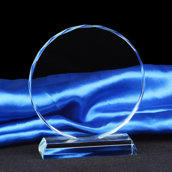2017 Elegant Blank Crystal Glass Award