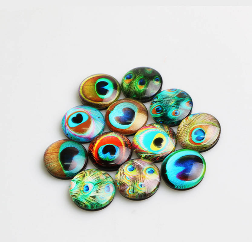 Custom Different Style Peacock Crystal Fridge Magnet (YN-FG-466)