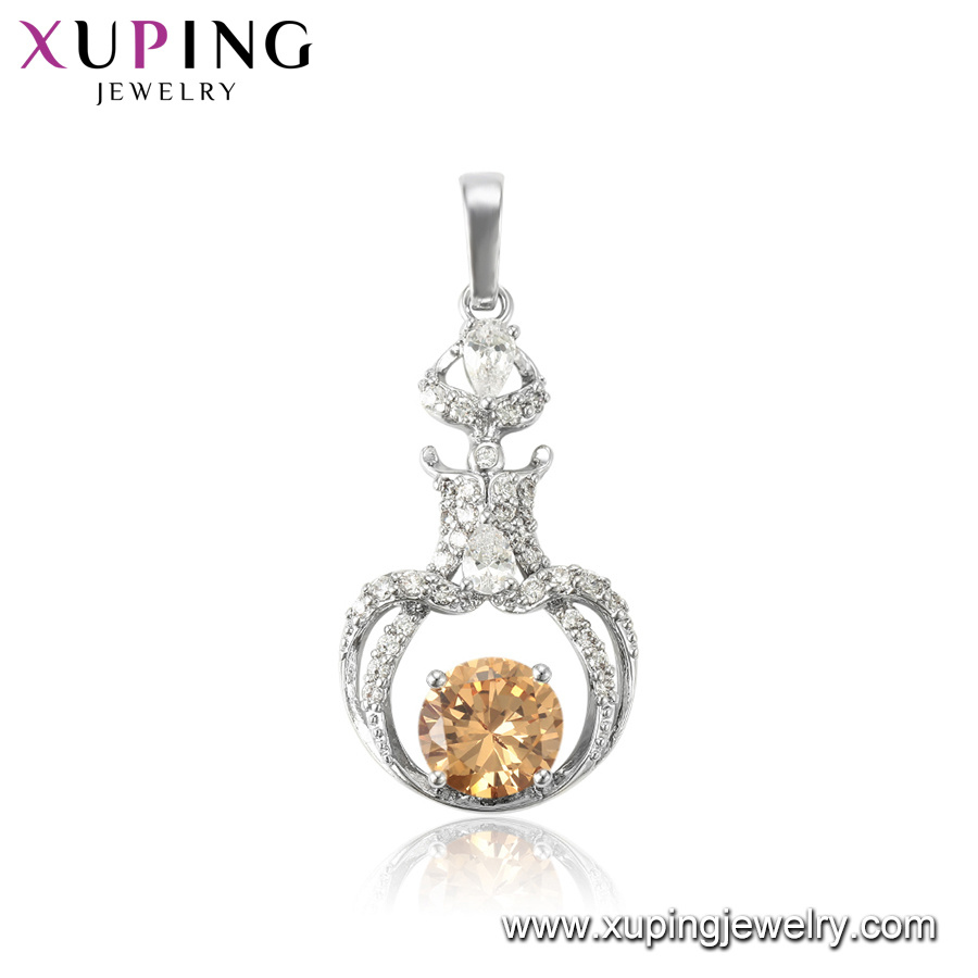 31158 New Style Fashion Xuping Cool Rhodium Costume Jewelry Pendant in Environmental Copper
