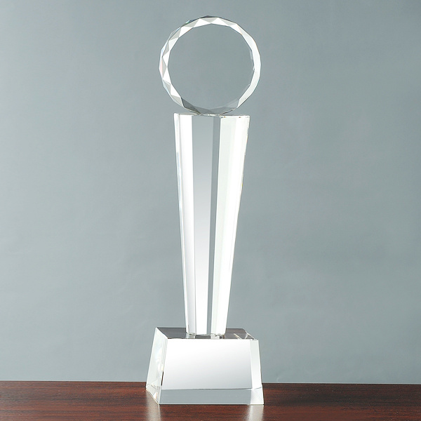 Custom Crystal Award Trophy with Logo (KS04020)