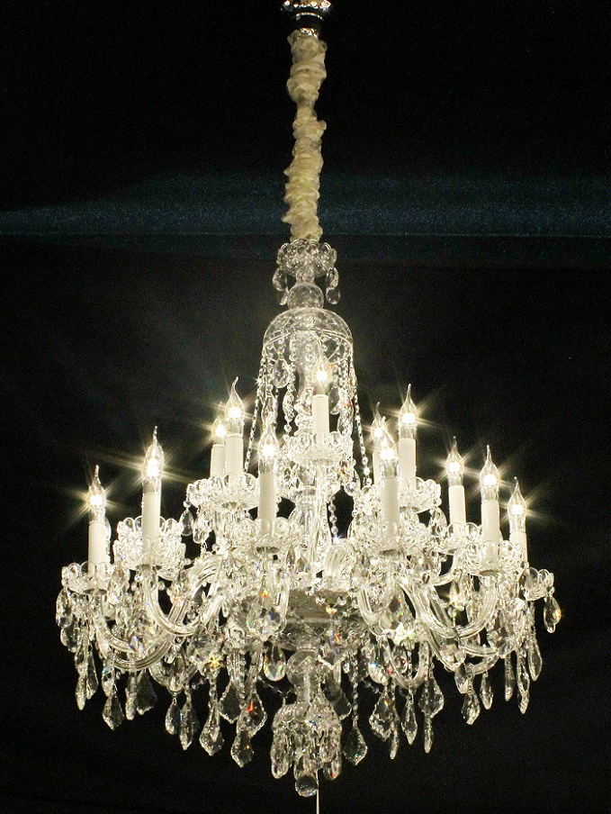 Crystal Pendant Lighting Empire Chandelier Hangling Light Hotel Lighting