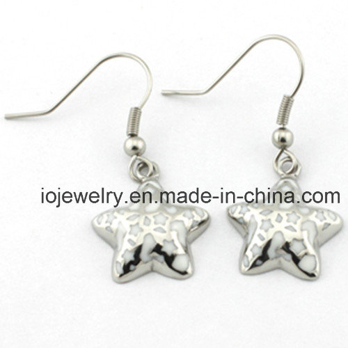 Star Shape Hoop Earrings for Kids Christmas Gifts