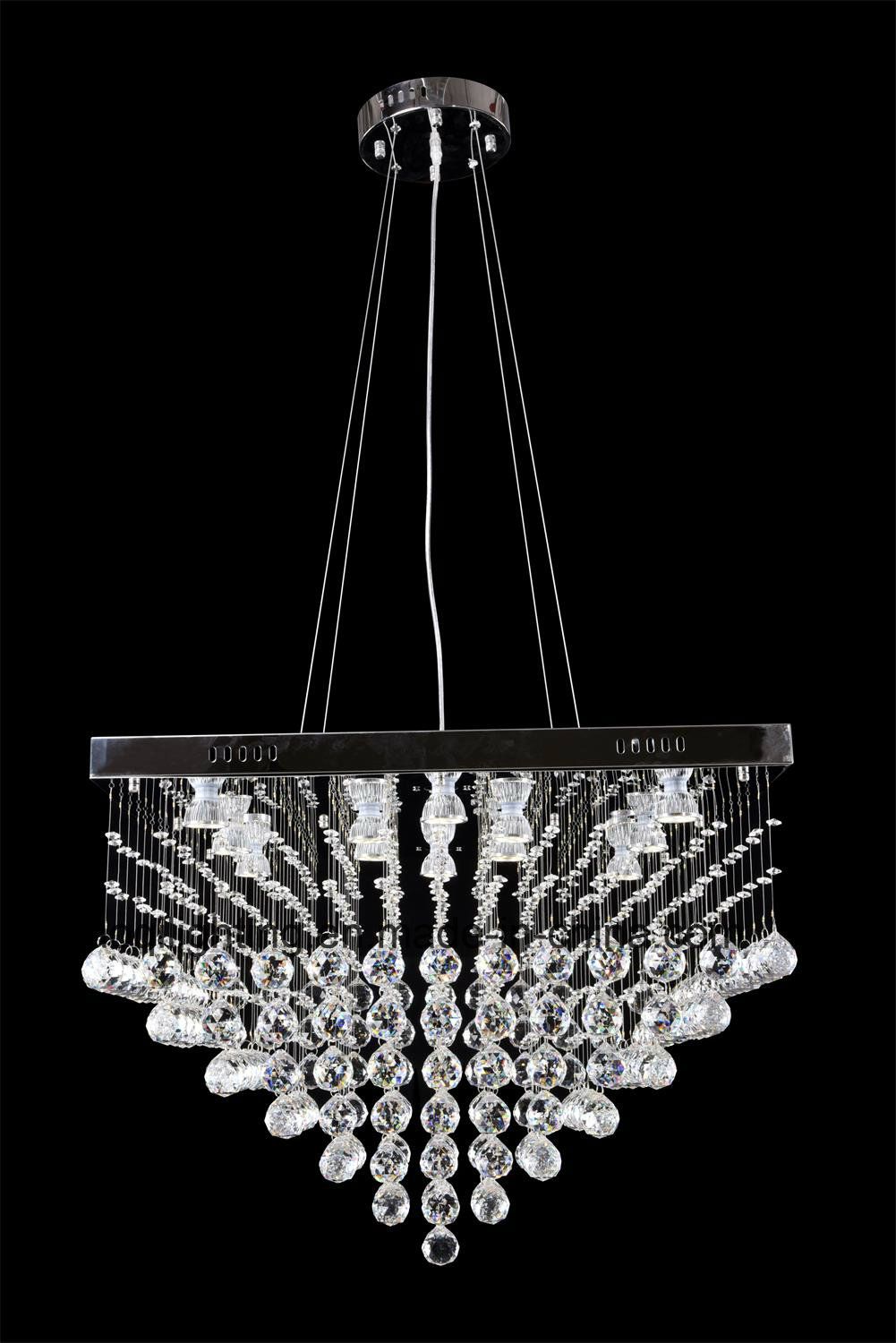 Small Squre Crystal Modern Pendant Light (AQ-88441S)